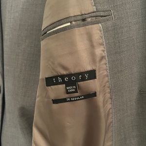Men’s grey theory suit